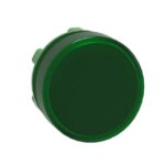Schneider Automation - tête pour voyant - Ø 22 - rond - cabochon lisse vert - ZB5AV033