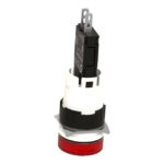 Schneider Automation - voyant rond Ø 16 - IP 65 - rouge - DEL intégrée - 24 V - cosses - XB6AV4BB – Image 6