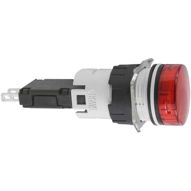 Schneider Automation - voyant rond Ø 16 - IP 65 - rouge - DEL intégrée - 24 V - cosses - XB6AV4BB Schneider Automation - voyant rond Ø 16 - IP 65 - rouge - DEL intégrée - 24 V - cosses - XB6AV4BB