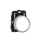 Schneider Automation - voyant rond Ø 22 - IP 65 - blanc - DEL intégrée - 24 V - bornes - XB5AVB1