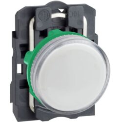 Détails visibles de Voyant lumineux rond blanc Ø22 mm 250 V BA9s pour Voyants lumineux industriels