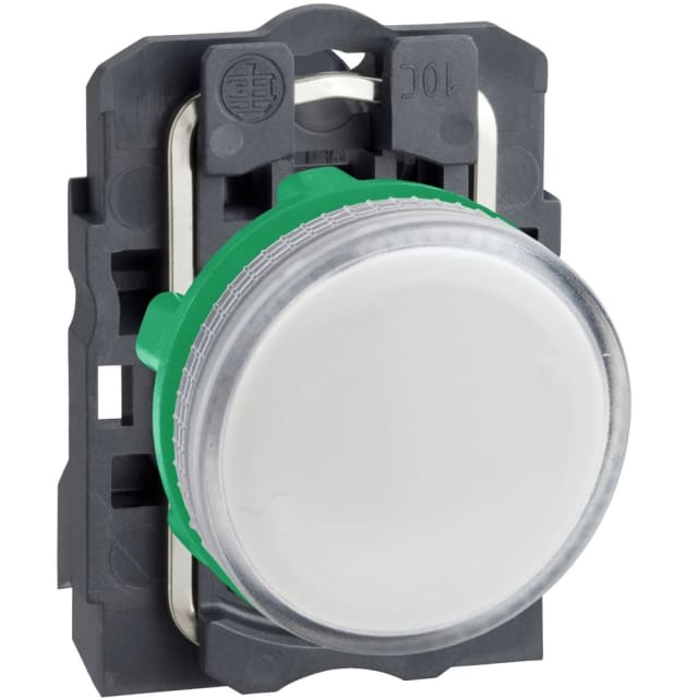 Schneider Automation - voyant rond Ø 22 - IP 65 - blanc - douille BA 9s - 250 V - bornes - XB5AV61 Schneider Automation - voyant rond Ø 22 - IP 65 - blanc - douille BA 9s - 250 V - bornes - XB5AV61