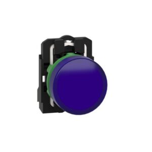 Schneider Automation - voyant rond Ø 22 - IP 65 - bleu - DEL intégrée - 24 V -bornes - XB5AVB6