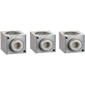 Schneider Distribution - 3 bornes (Al) pour 1 câble 35-300mm² + séparateur de phases pour Compact NSX400- - LV432479