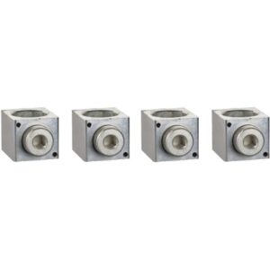 Schneider Distribution - 4 bornes (Al) pour 1 câble 35-300mm² + séparateur de phases pour Compact NSX400- - LV432480