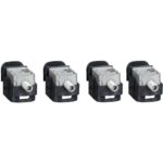 Schneider Distribution - 4 bornes (acier) pour 1 câble 1