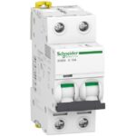 Schneider Distribution - Acti9 iC60N disjoncteur miniature 2P 16A 6kA - A9F79216