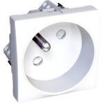 Schneider Distribution - Altira - 1 SO - ROTOCLIP - 2P+E avec obturateurs - broche terre - blanc polaire - ALB44212