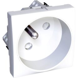 Schneider Distribution - Altira - 1 SO - ROTOCLIP - 2P+E avec obturateurs - broche terre - blanc polaire - ALB44212