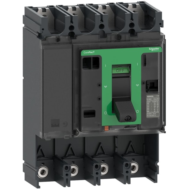 Schneider Distribution - Bloc de puissance ComPacT NSX400F 4P 400 A | Icu 36 kA@380/415 V - C40F4 Schneider Distribution - Bloc de puissance ComPacT NSX400F 4P 400 A | Icu 36 kA@380/415 V - C40F4
