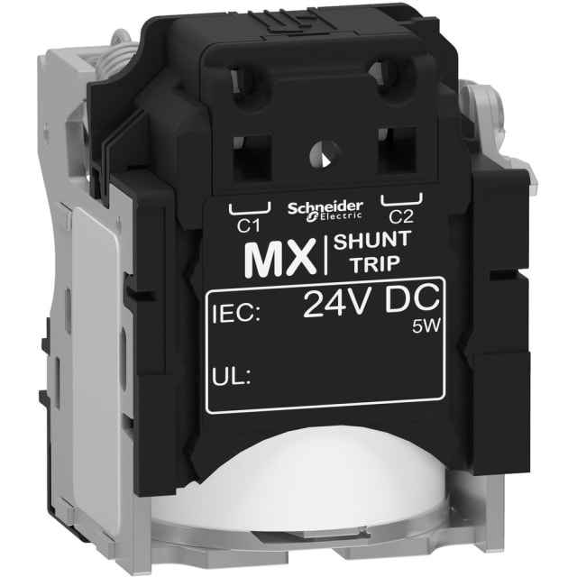 Schneider Distribution - Bobine à émission de courant MX 24VCC pour Compact NSX100-630F/N/H/S/L - LV429390 Schneider Distribution - Bobine à émission de courant MX 24VCC pour Compact NSX100-630F/N/H/S/L - LV429390