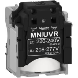 Schneider Distribution - Bobine a minima de tension MN 220-240V 50/60Hz/ 208-277V 60Hz pour Compact NSX1 - LV429407