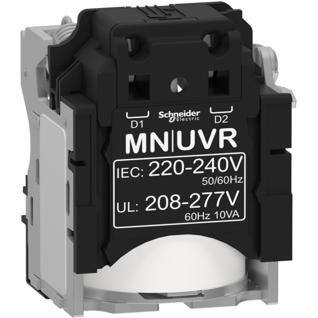 Schneider Distribution - Bobine a minima de tension MN 220-240V 50/60Hz/ 208-277V 60Hz pour Compact NSX1 - LV429407 Schneider Distribution - Bobine a minima de tension MN 220-240V 50/60Hz/ 208-277V 60Hz pour Compact NSX1 - LV429407