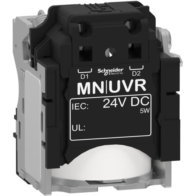 Schneider Distribution - Bobine a minima de tension MN 24VCC pour Compact NSX100-630F/N/H/S/L - LV429410 Schneider Distribution - Bobine a minima de tension MN 24VCC pour Compact NSX100-630F/N/H/S/L - LV429410
