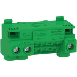 Schneider Distribution - Bornier de terre 14 connections (3 x 25mm² + 11 x 4mm²) - LGYT1E14