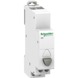 Schneider Distribution - Bouton poussoir iPB 1NO simple gris - A9E18032