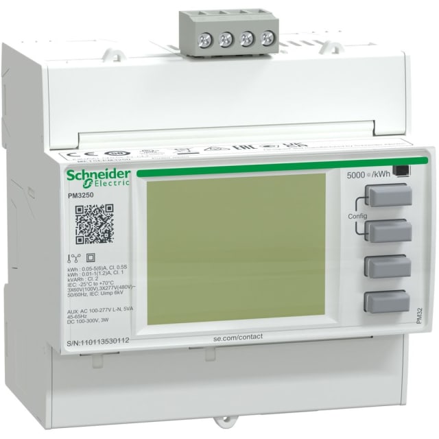 Schneider Distribution - Centrale de mesure PM3250 - RS485 - METSEPM3250 Schneider Distribution - Centrale de mesure PM3250 - RS485 - METSEPM3250