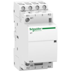 Schneider Distribution - Contacteur 16A-4P-230V-AUTO-2NO/2NG - A9C22818