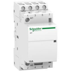 Schneider Distribution - Contacteur 16A-4P-230V-AUTO-4NO - A9C22814