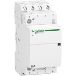Schneider Distribution - Contacteur 20A-4P-230V-AUTO-4NO - A9C22824