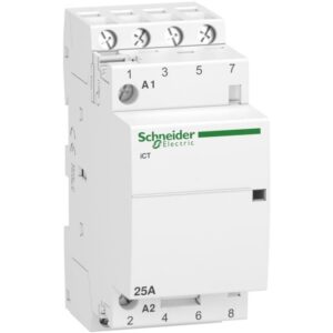 Schneider Distribution - Contacteur 25A-4P-230V-AUTO-4NO - A9C20834