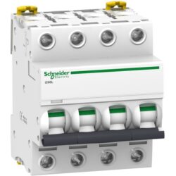 Schneider Distribution - Disjoncteur iC60L 4P 4A K - A9F95404