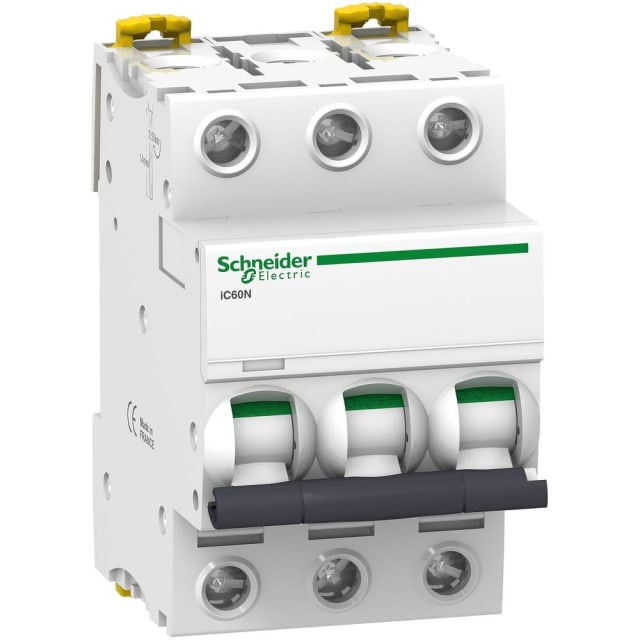 Schneider Distribution - Disjoncteur iC60N 3P 10A B - A9F78310 Schneider Distribution - Disjoncteur iC60N 3P 10A B - A9F78310