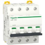 Schneider Distribution - Disjoncteur iC60a 4P 63A C - A9F64463