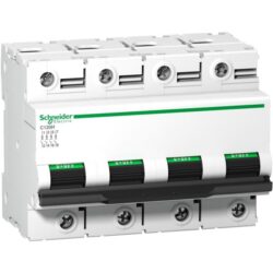 Schneider Distribution - Disjoncteur modulaire C120H 4P 100A courbe C 15kA - A9N18480