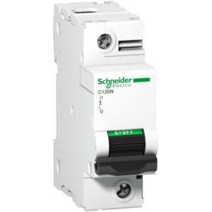 Schneider Distribution - Disjoncteur modulaire C120N 1P 125A courbe C 10kA - A9N18359