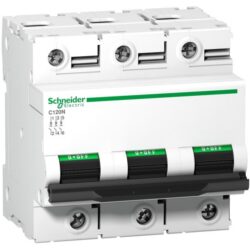 Schneider Distribution - Disjoncteur modulaire C120N 3P 100A courbe C 10kA - A9N18367
