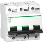 Schneider Distribution - Disjoncteur modulaire C120N 3P 125A courbe C 10kA - A9N18369