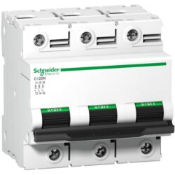 Schneider Distribution - Disjoncteur modulaire C120N 3P 80A courbe C 10kA - A9N18365