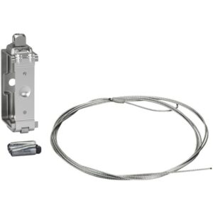 Schneider Distribution - Etrier universel et câble acier longueur 3 m - KBA40ZFSU