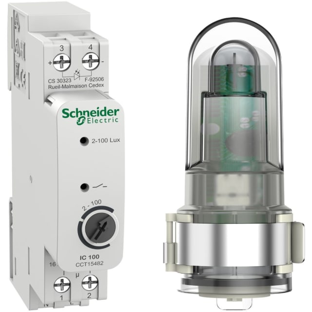 Schneider Distribution - Interrupteur crépusculaire IC100 - CCT15482 Schneider Distribution - Interrupteur crépusculaire IC100 - CCT15482