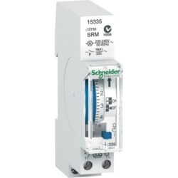 Schneider Distribution - Interrupteur horaire mécanique IH - 24 h - 1 canal - 15335