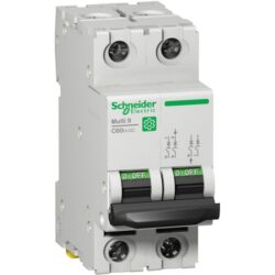 Schneider Distribution - Multi 9 - C60H-DC - disjoncteur - 2P - 16 A - Courbe C - 500V-DC - 10 kA - M9U21216