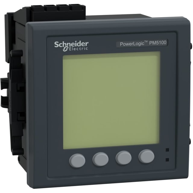 Centrale de Schneider Distribution PowerLogic PM5000 Power Meters détail produit Centrale de mesure encastrable, montage montage frontal