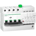 Schneider Distribution - Parafoudre modulaire iQuick PRD8r - 3 pôles + N - 264 V - avec report à distance - A9L16300