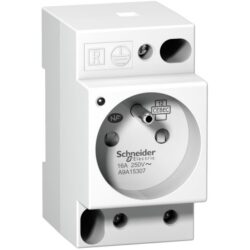 Schneider Distribution - Prise DIN iPC-2P+E-16 A-250 V CA-NFC15100-norme franç. avec voyant lum. de tens. - A9A15307