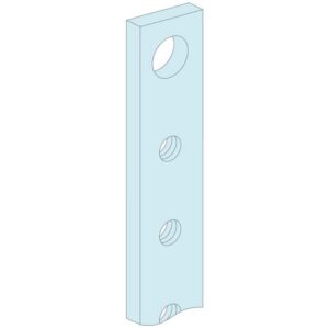Schneider Distribution - PrismaSeT Active 4 BARRES TARAUDEES 250A L1400 - LVS04172
