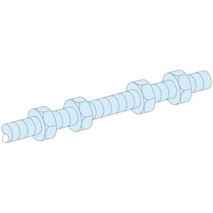Schneider Distribution - PrismaSeT Active BRIDAGE BARRES DE CHANT - LVS04691