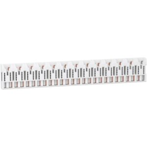 Schneider Distribution - Resi9 XE - Répartiteur embrochable 2P sans connecteur - 13 modules - R9XES613