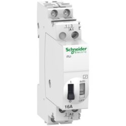 Schneider Distribution - Télérupteur iTLI 16A 1NO 1NF 24Vac 50-60Hz 12Vdc - A9C30115