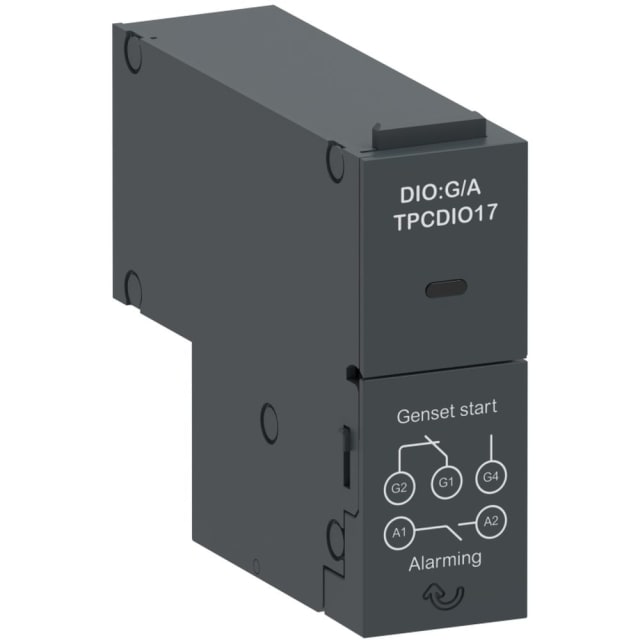 Schneider Distribution - TransferPacT module pour démarrage groupe et alarme - TPCDIO17 Schneider Distribution - TransferPacT module pour démarrage groupe et alarme - TPCDIO17