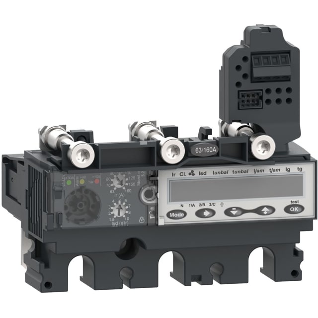 Schneider Distribution - Trip Unit 3P 160A MicroLogic 5.2E pour ComPacT NSX100/160/250 - C1635E160 Schneider Distribution - Trip Unit 3P 160A MicroLogic 5.2E pour ComPacT NSX100/160/250 - C1635E160