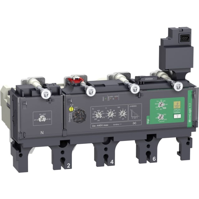 Schneider Distribution - Trip Unit 4P 570A MicroLogic Vigi 4.4 pour ComPacT NSX400/630 - C6344V570 Schneider Distribution - Trip Unit 4P 570A MicroLogic Vigi 4.4 pour ComPacT NSX400/630 - C6344V570
