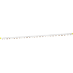 Schneider Distribution - barre omnibus en peigne - Facile à couper - Acti9 2 pôles + AUX 57 modules 100 A - A9XAH257