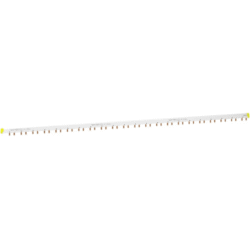 Schneider Distribution - barre omnibus en peigne - Facile à couper - Acti9 2 pôles + AUX 57 modules 100 A - A9XAH257