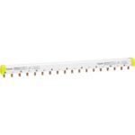 Schneider Distribution - barre omnibus en peigne - facile à couper - Acti 9 equilibrés 3P+N 18 modules 10 - A9XPH518